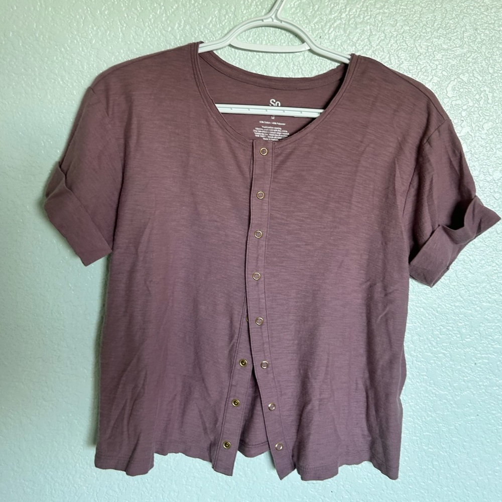 short sleeved button down